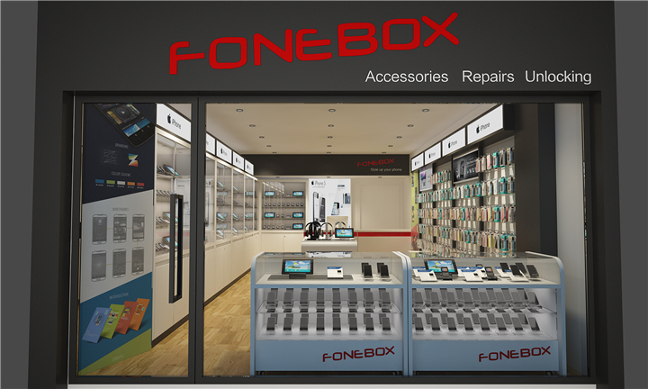 #001 Mobile Cell Phone Accessories Store Design - Custom Mobile Cell