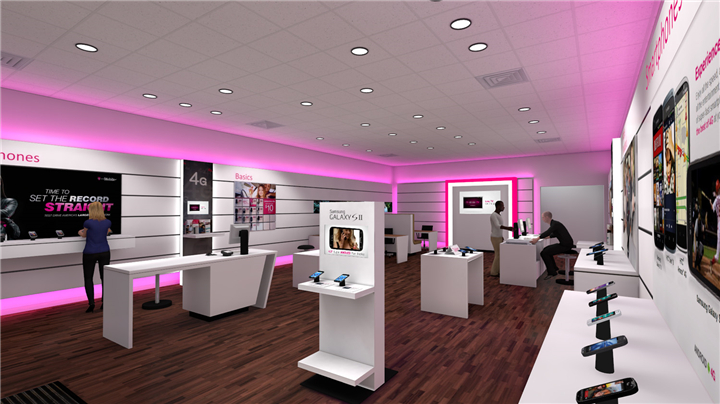 003 T Mobile Cell Phone Store Design Custom Mobile Cell